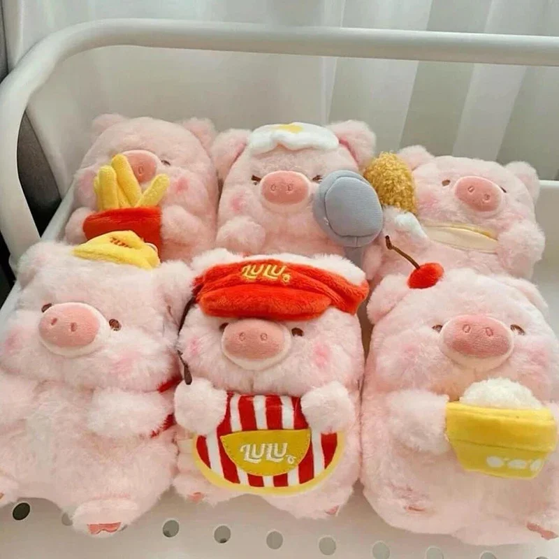 Lulu Pig Plush Blind Box Toys House Pig Deliver Series Action Figure Animal Pendant Cute Doll Decoration Birthday Surprised Gift