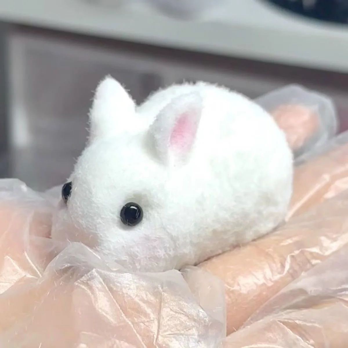 Super Soft Cute Rabbit Toy Stress-Relieving Bouncy Animal Figurine Internet Sensation High-Value Plush Toy for Comfort And Play
