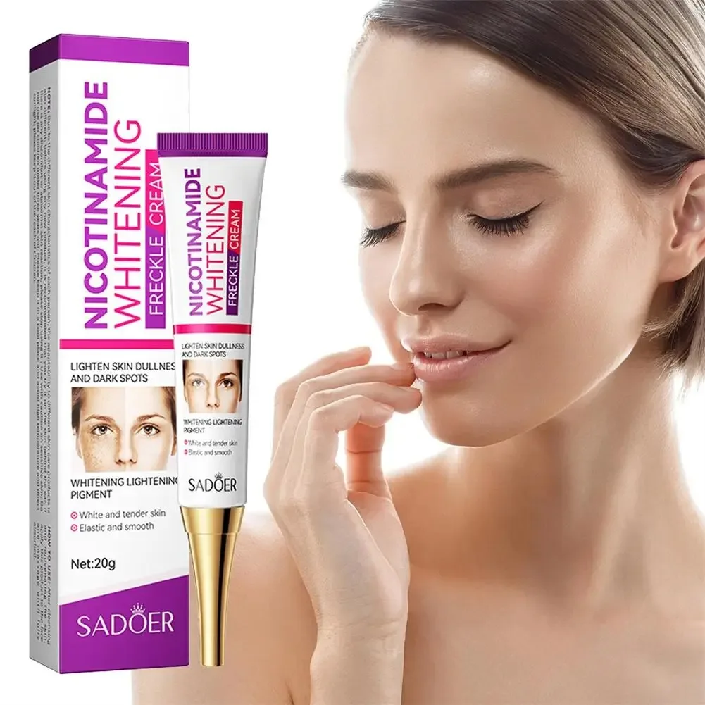 SADOER Nicotinamide Remove Melasma Dark Spot Whiten Freckle Cream Lighten Melanin Brightens Skin Tone Moisturize Face Skin Care