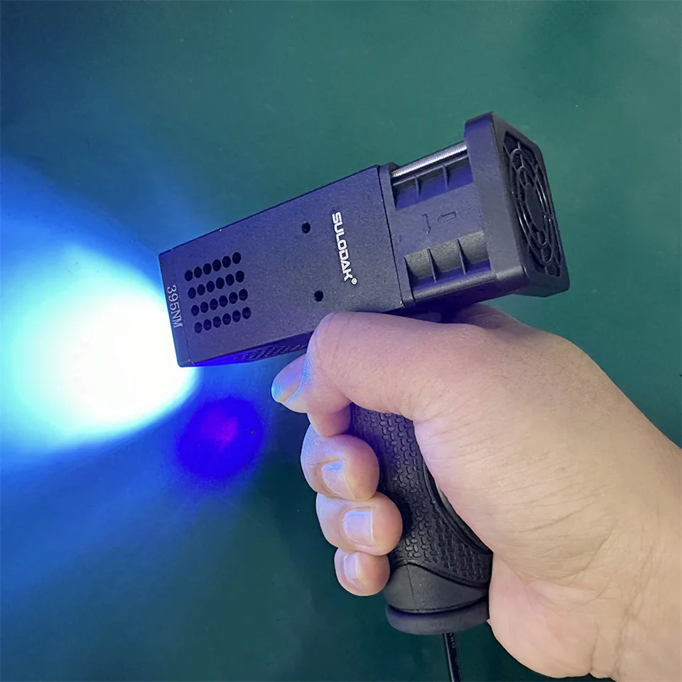 Handheld LED Charge in Light UV Lamp Flashlight Auto Sheet Metal Repair Baking Paint Spray Paint UV Curing Lamp