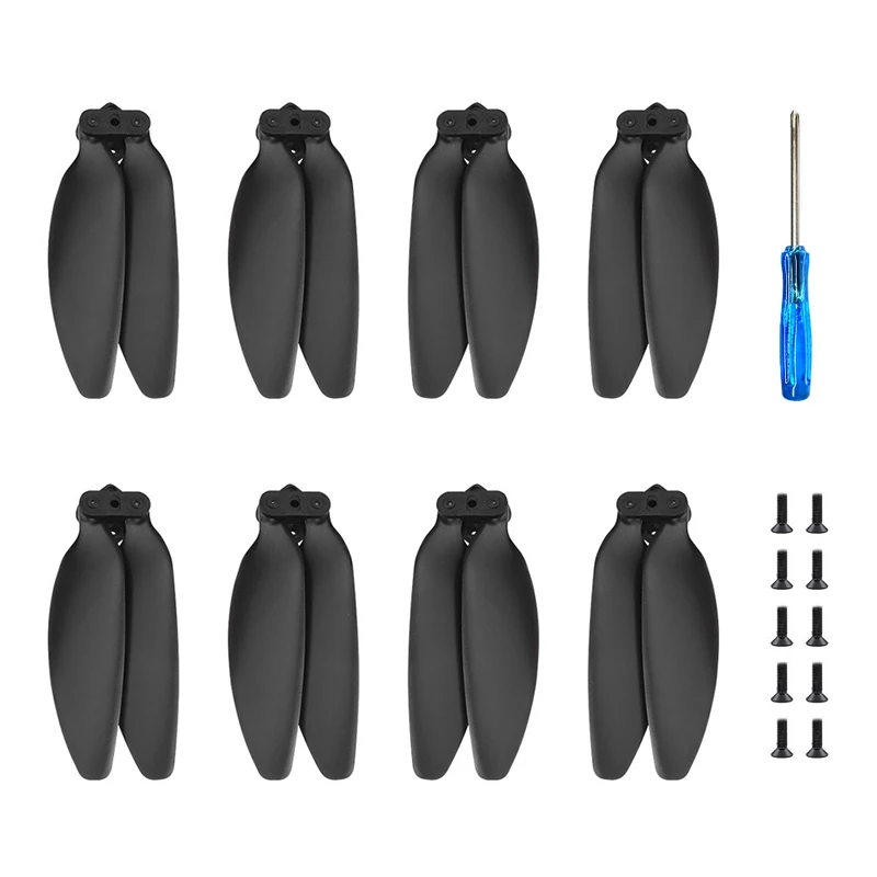 2/4 Pairs المروحة الدعائم شفرة لاستبدال HS720G الطائرة بدون طيار خفيفة الوزن المشجعين الجناح قطع الغيار والاكسسوارات