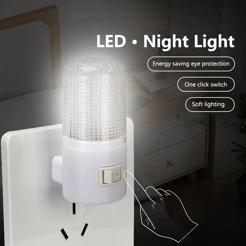 LED Night Light US/EU Plug Energy Saving Room Light Living Room Bedroom Corridor Home Lighting Kid Baby Bedside LED Night Lamp