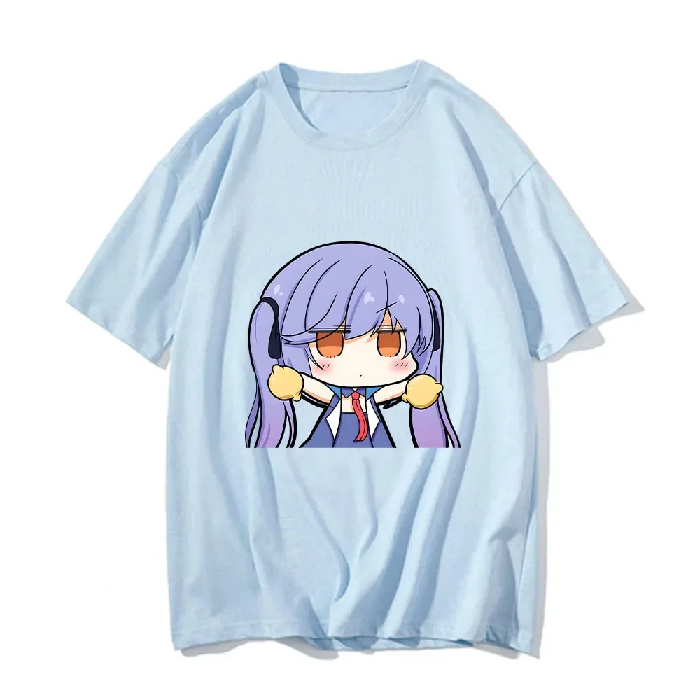 Azur Lane Essex Kawaii Cartoon Graphic Print T-shirt Men Harajuku Aesthetic Tops Blouse 2023 New Korean Y2k Tee Female Clothes