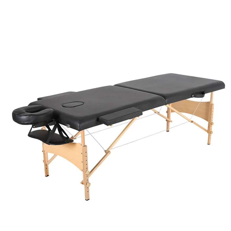 Wholesale best seller high end wood folding king size bed massage spa massage bed