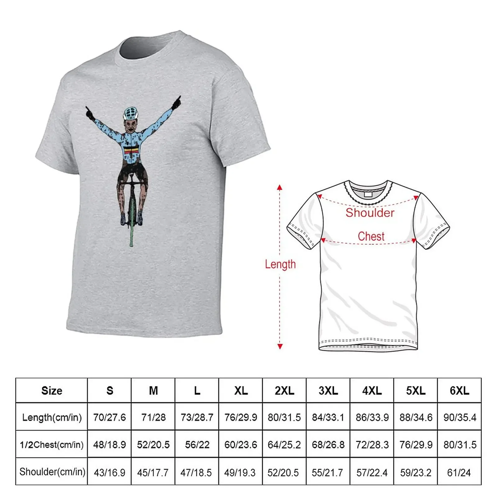 Wout Van Aert : 2017 T-Shirt oversized animal prinfor boys T-shirts for men cotton