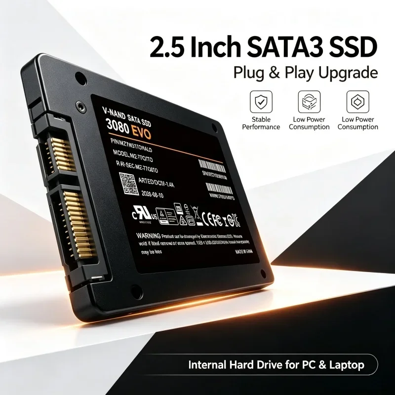 NEW  500GB SATA3 2.5 Inch Internal 3080/9100 EVO SSD High Speed Solid State Disk  for Desktop Microcomputer Laptop Pro Use