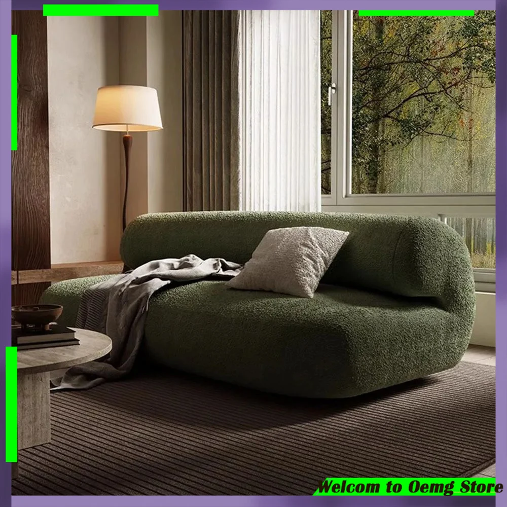 

Luxury Green 3 Seater Designer Leather Sofa Modern European Nordic Style Living Room Comfortable Stylish Home Accessories