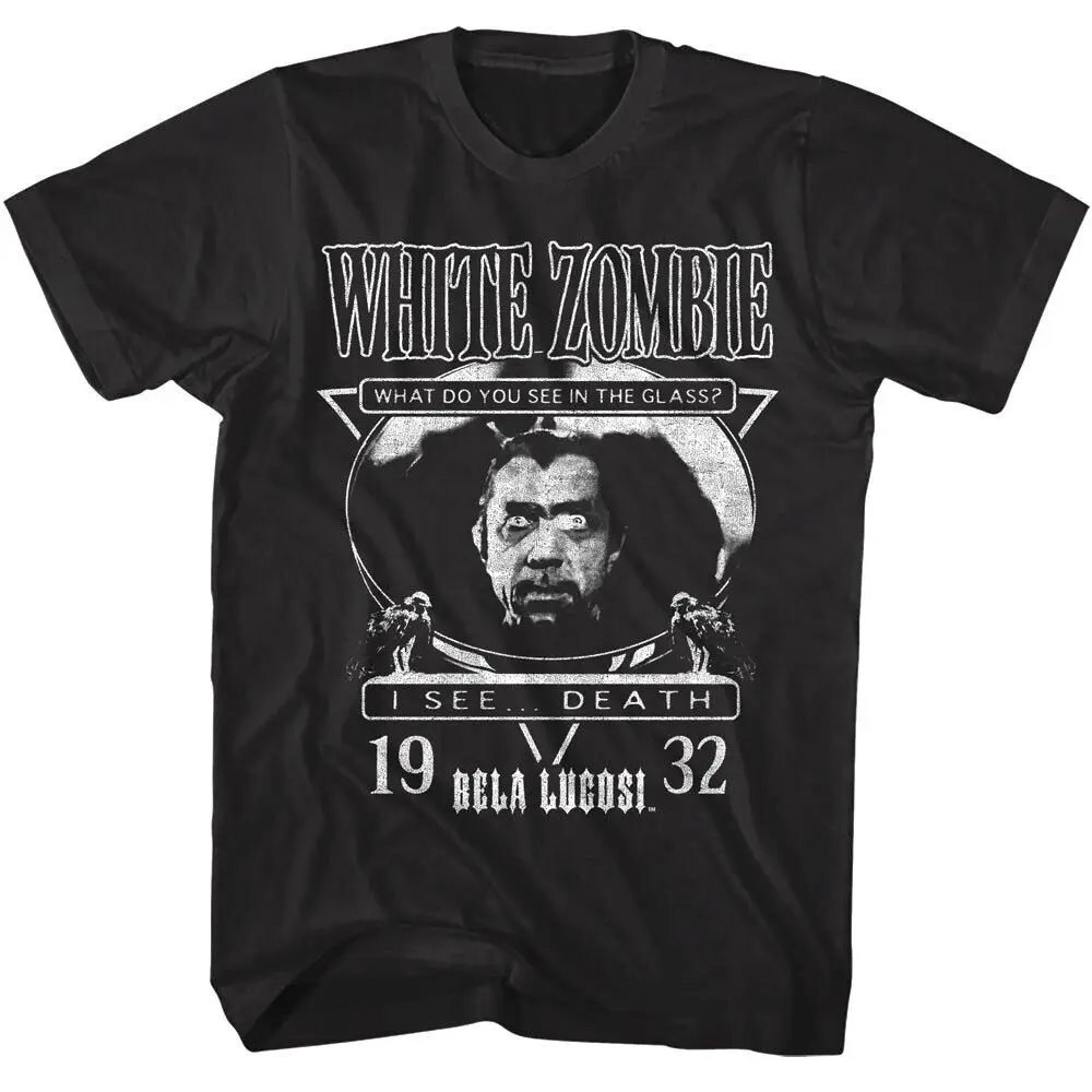 Bela Lugosi White Zombie I See Death 1932 Men's T Shirt What do you