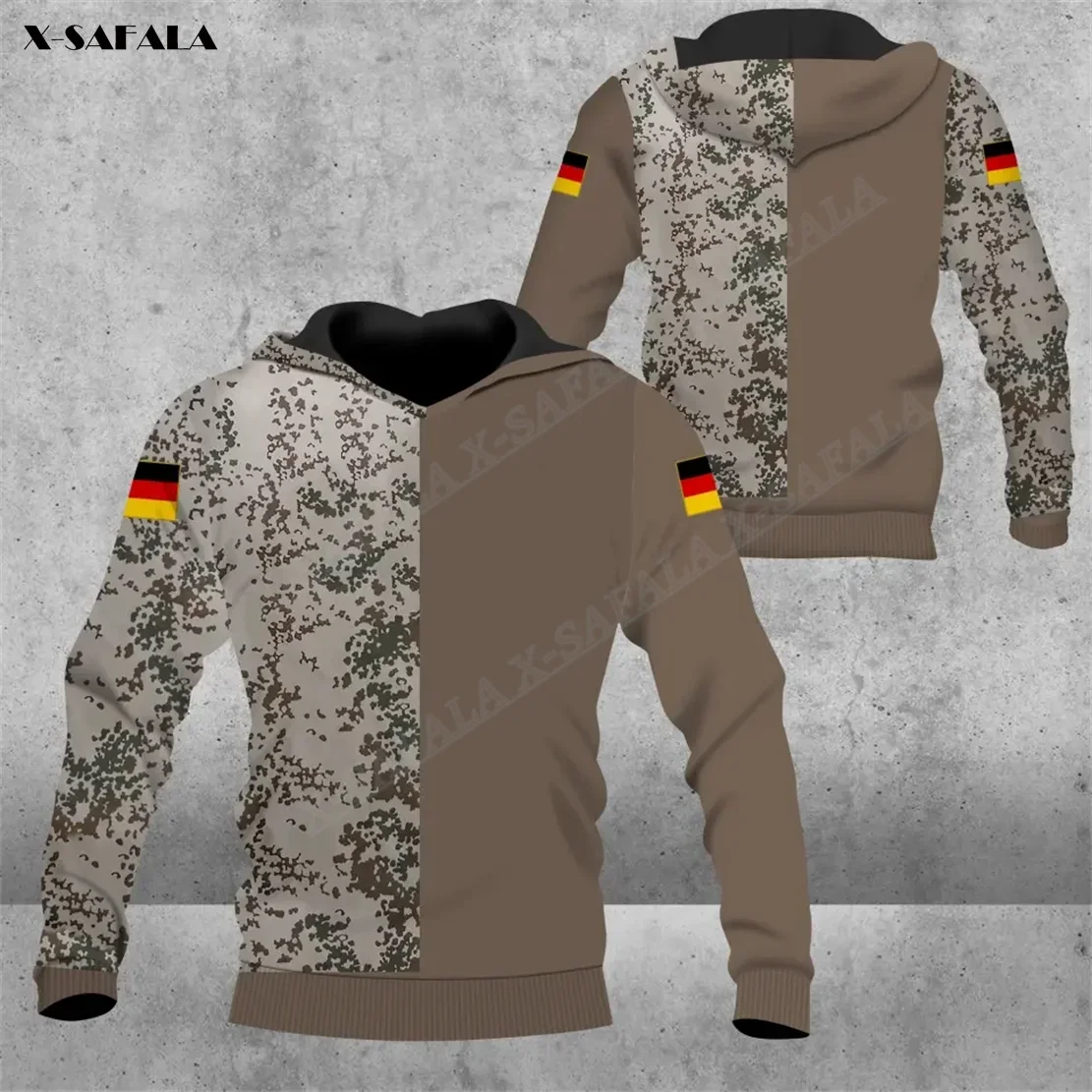 

ARMY Air Force Navy GERMAN Soldier VETERAN Camo 3D Print Hoodie Men Shirt Pullover Sweatshirt Hooded Jersey Tracksuits Outwear