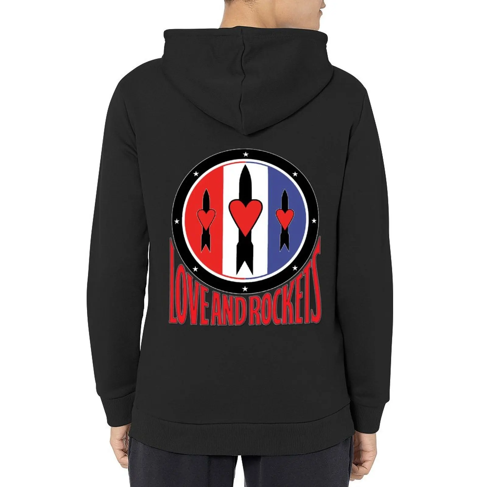 Love And Rockets - Trident - (One rocket for each band member). Hoodie blouse men's winter sweater men hoodie