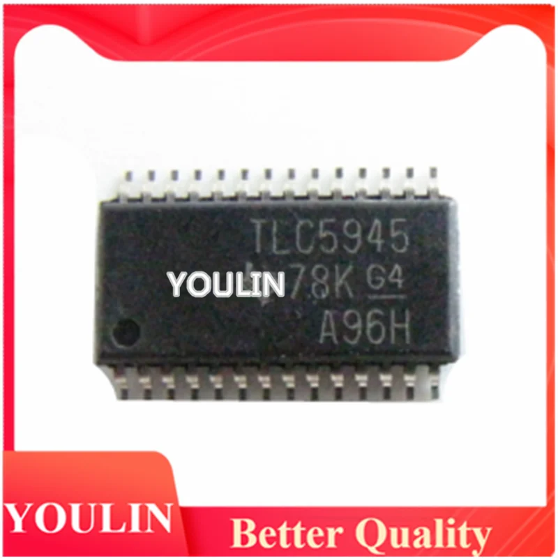 Controlador de pantalla LED TLC5945PWPR TLC5945 TSSOP28, original, 5 piezas, nuevo