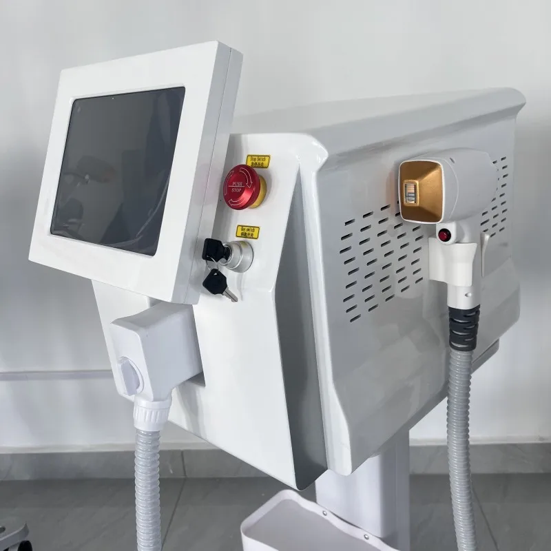 755nm/808nm/1064nm High Power Portable Permanent Three Wavelength Diode Laser Ice Hair Removal Machine