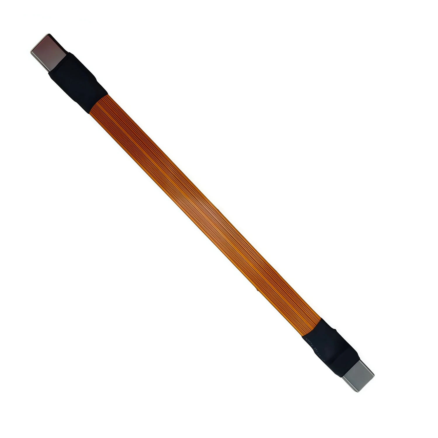 14CM USB4 mâle pleine fonction PD240W double tête TYPE-C tournant C mâle à C mâle FPC câble ruban Flexible fil de données plat