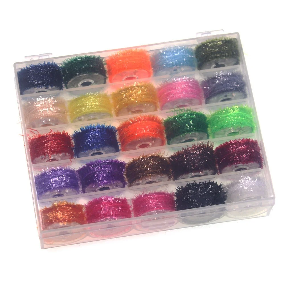 For Fly Tying Thread Set Dual Sided For Crystal Line Ready Suitable for Standardized For Fly Fishing Lure Production Cycles