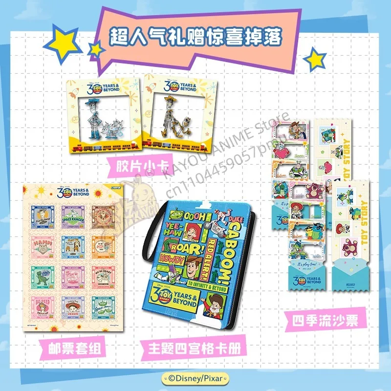 Card.fun Genuine Disney Toy Story 30th Anniversary Fun Life Series Woody Anime Peripheral Collection Original Box Card Gift