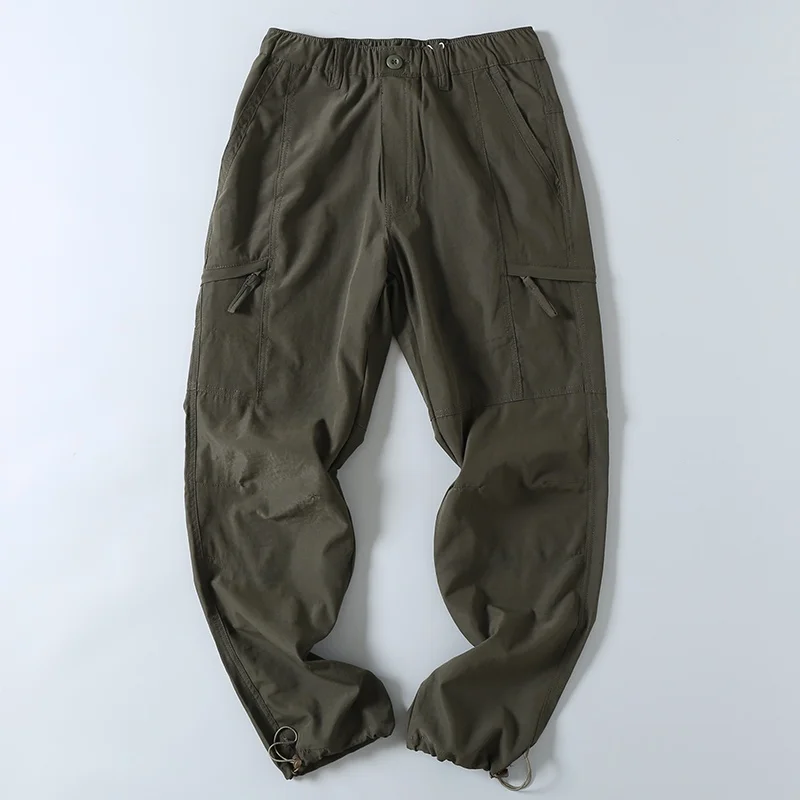 

Men's Outdoor Softell Climbing Pants Lightweight Qui Dry Workwear Casual Trousers Breathable Waterproof Summer Sle