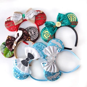 ميكي ميني بنات الترتر القوس فرقة الشعر الأميرة اكسسوارات تأثيري فرقة شعر هالوين حفلة الكبار أطفال نمط جديد 2023 أفضل 10 زي ميني للبالغين مبيعا - رقم 1