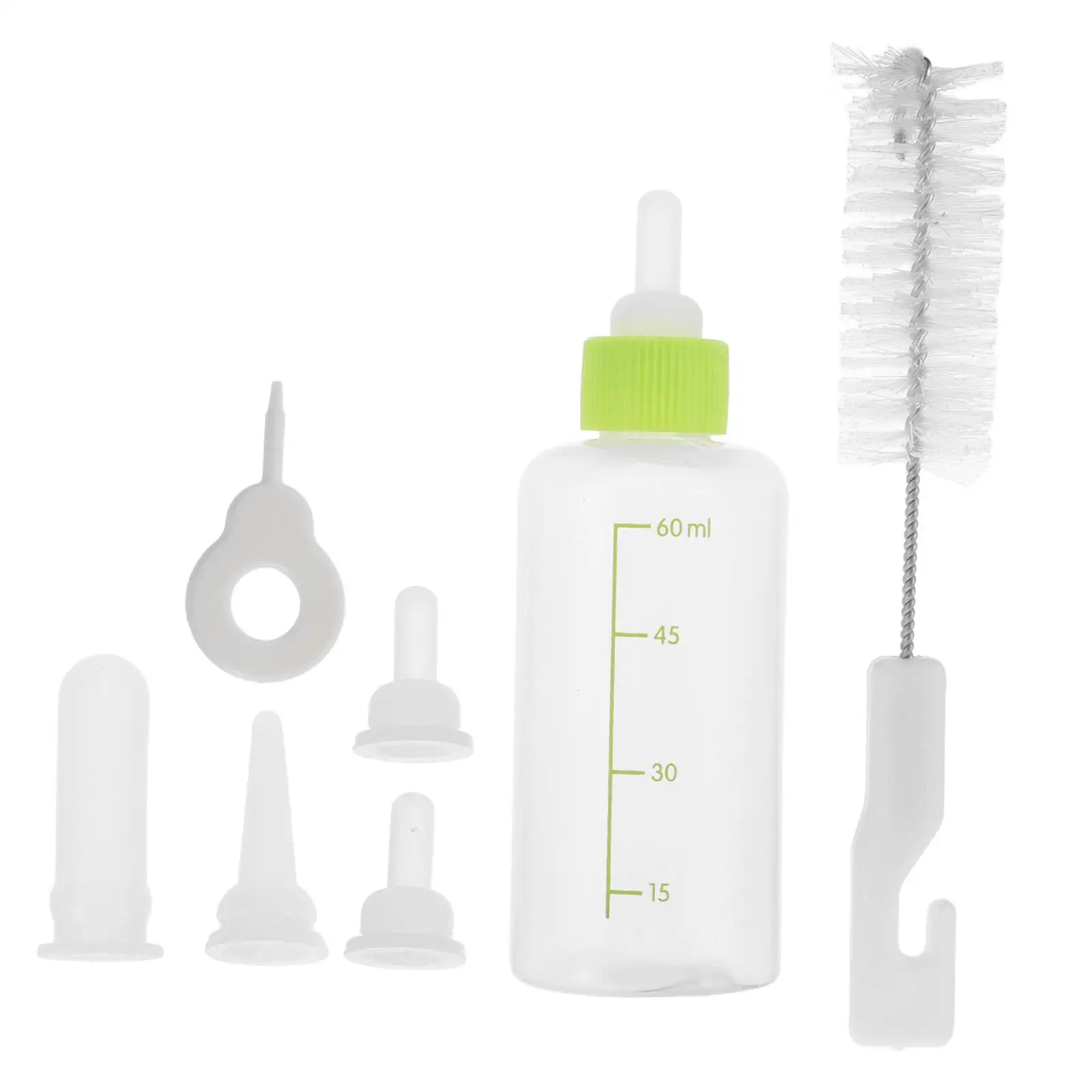 

Kitten Feeder Milk Bottle for Nursing Puppies Dog Baby Bottles Silica Gel Durable Pet Supplies Adjustable Capacity