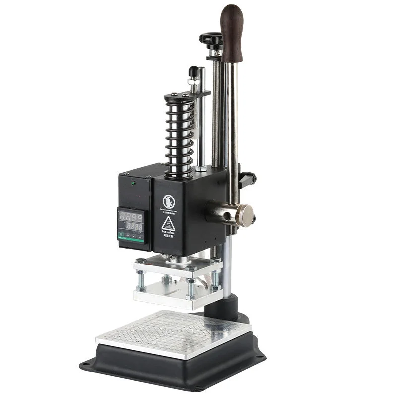 Digital Temperature Controlled Hot Foil Stamping Machine High Efficiency for Wood Branding Gold Foiling and Logo Embossing