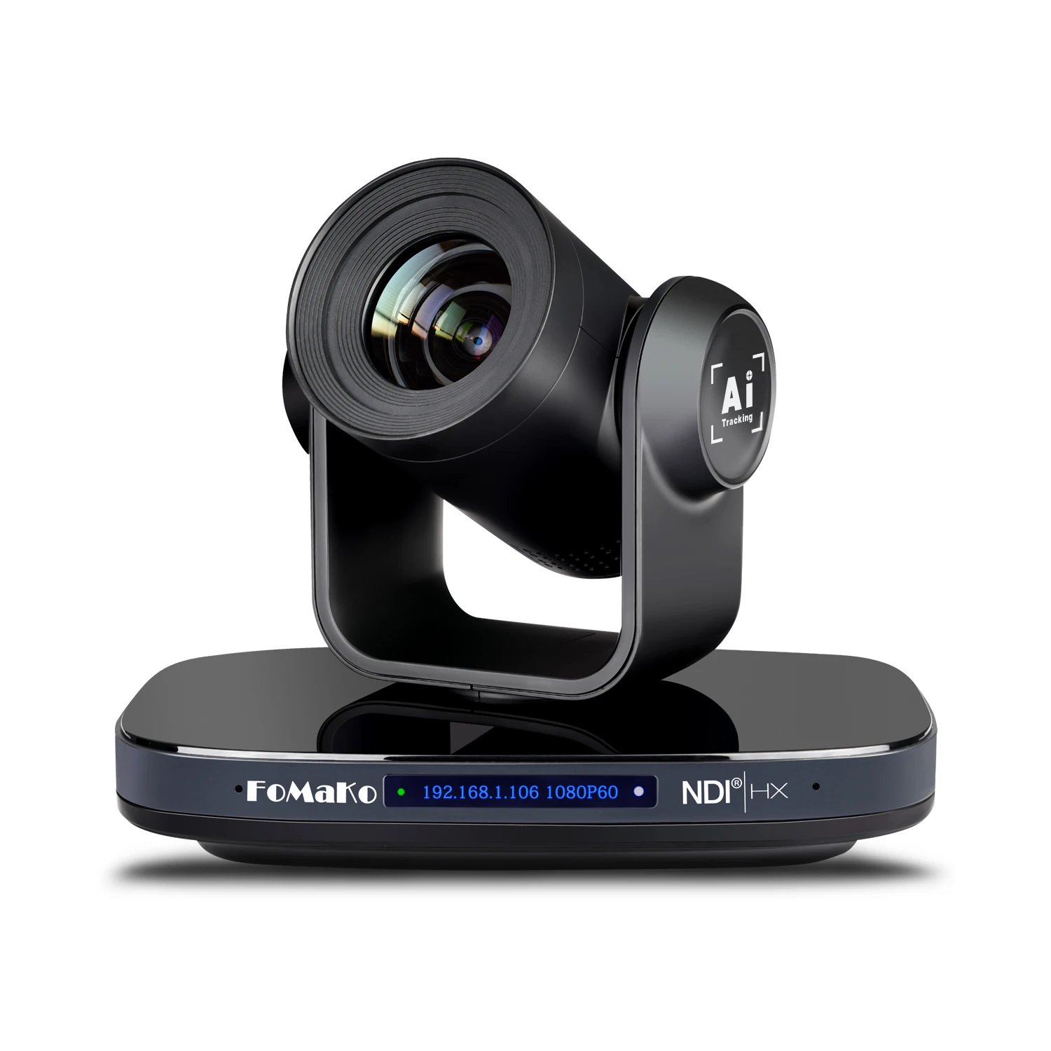 2024 FoMaKo NDI PTZ Camera HD 1080P60 AI Auto-Tracking PTZ 30x Optical Zoom, USB3.0 Type-C 3G-SDI HD PTZ Camera ,KN30 NDI Camera