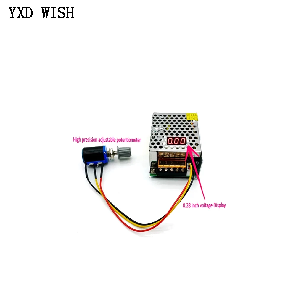 25W regolabile 12V 24V 36V alimentatore Switching DC 0-12V 2A 0-24V 1A 0-36V 0.7A Display digitale SMPS trasformatore sorgente