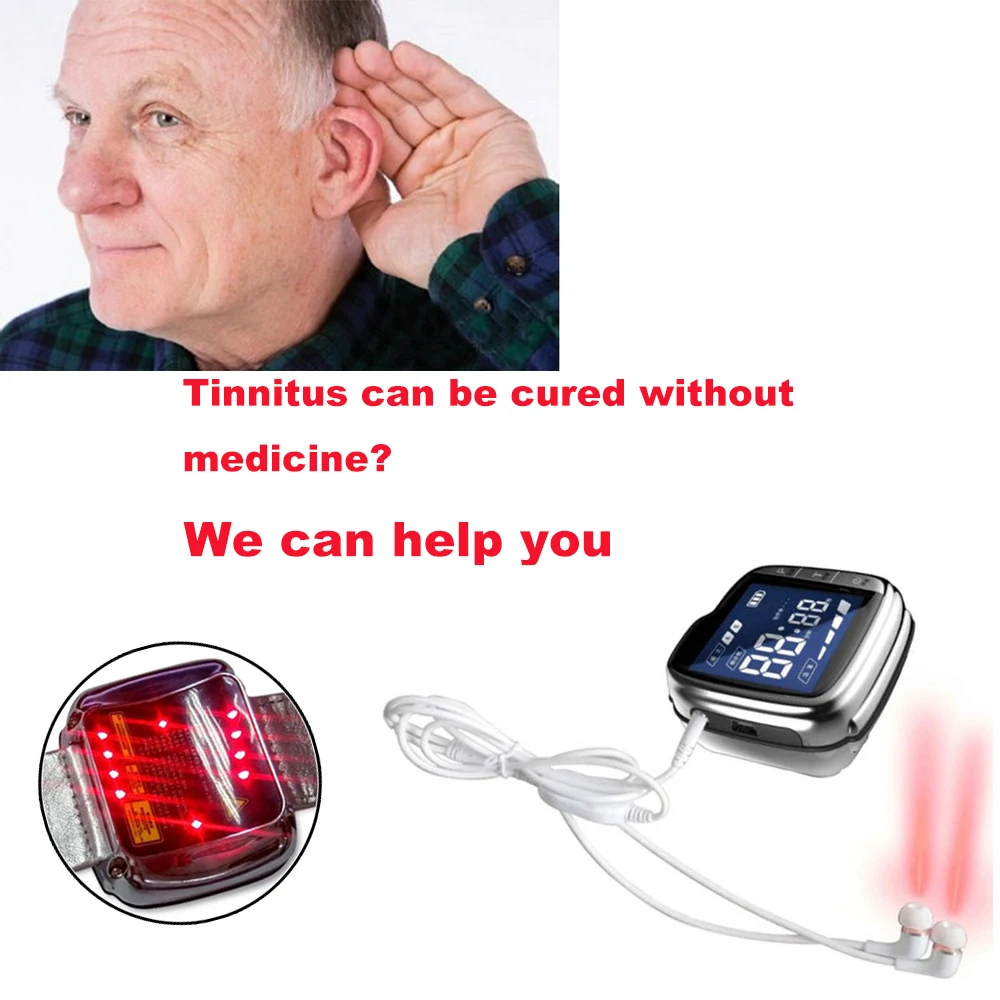 

High Blood Pressure Therapy Tinnitus Laser Device Weber Medical Laser Watch Therapeutic Acupuncture Watch Laser Otitis Media