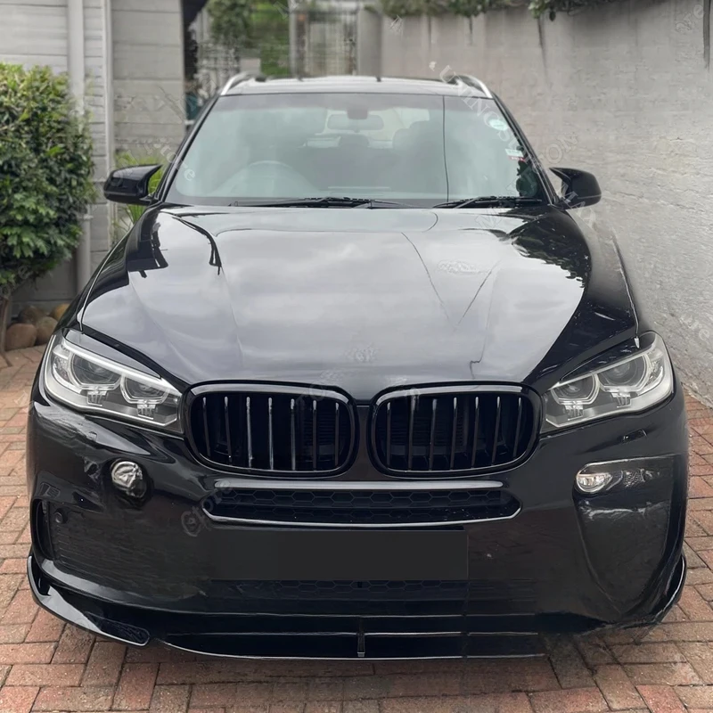 X5 F15 25d 35i 50i M50d Sport 2013-2018 Front Bumper Sp Lip Diffuser Spoiler Protector 4Pcs Upgrade Body Kit