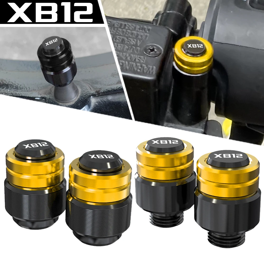 Motorcycle Rearview Mirror Plug Hole Screw Cap & Tire Valve Stem Caps Cover For BUELL XB12 XB12R XB 12SS XB12SCG 2003-2009 2008