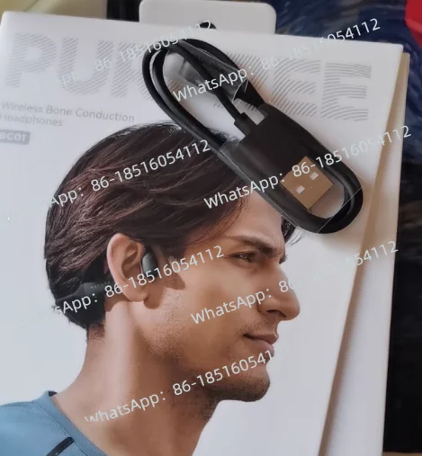 Bone Conduction Headset IP67 Waterproof Protect Sports Headphones Magnetic Fast Charging Earphones