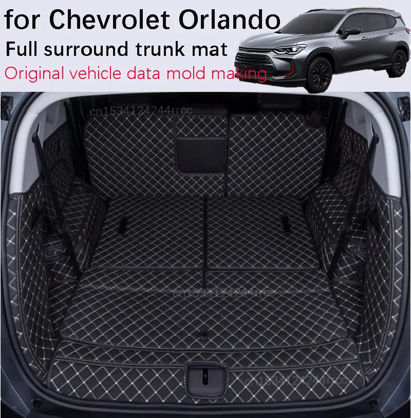 For Chevrolet Orlando Trunk Mat Orlando (7 seats) Fully enclosed luggage mat carpet 2018-2020 edition auto parts