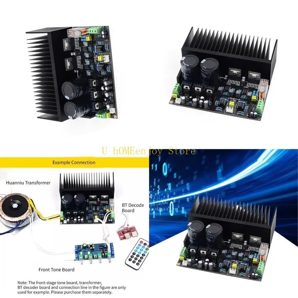 لوحة مضخم صوت B0KF 2.0Ch مكبرات صوت ستيريو رقمية عالية الوضوح