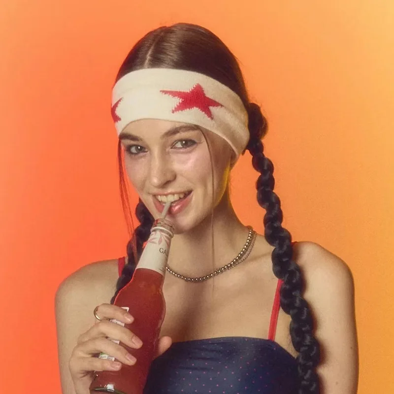 스타 헤어 밴드 한국 패션 고탄성 다용도 심플 스타일 땀 흡수 머리띠