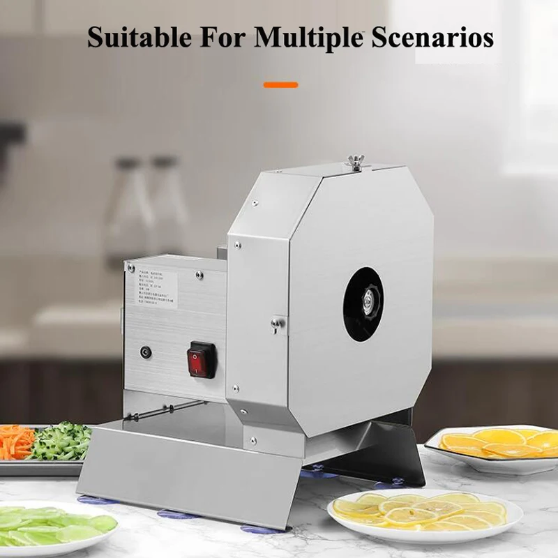 High Quality Vegetable Slicer Cutter Machine Commercial Food Chopper Shredder Machine Electric Food Cutting Machine