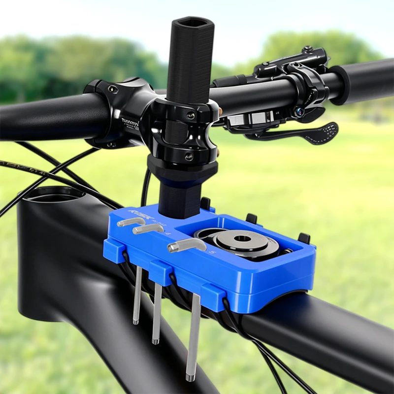Comincia Bicycle Virtual Head Tube Fork Steerer Tool Mtb Road Bicycle Gravel Bike Handlebar Stem Storage Rack Maintenance Repair
