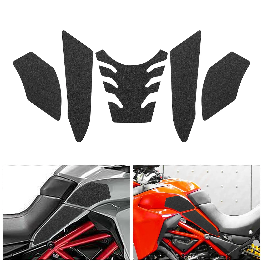 Motorcycle Fuel Tank Traction Pad Anti Slip Sticker Gas Knee Grip Protector For Multistrada MULTISTRADA MTS950 950S 2019-2022