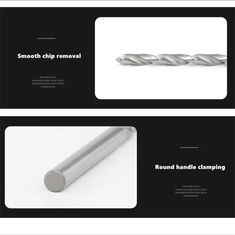 10/20 Stück Verlängerter Bohrer HSS Mini Gerader Schaft Spiralbohrer 0,5-3,2mm, Verlängerter Bohrer 60/80/100/120mm – Detail 4