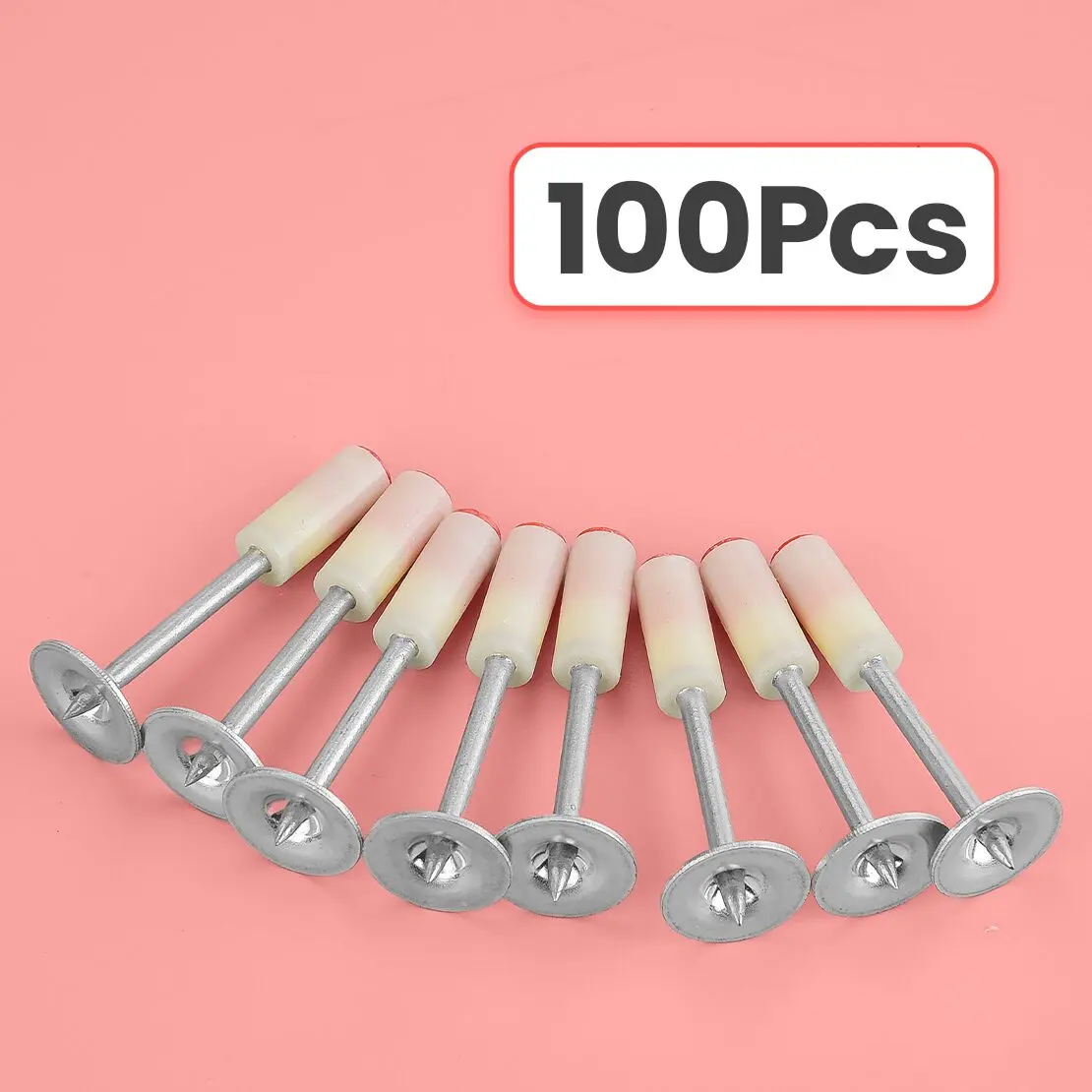 

100Pcs Suspended Ceiling Mini One-piece Silencing Integrated Shooting Round Nail Torchs