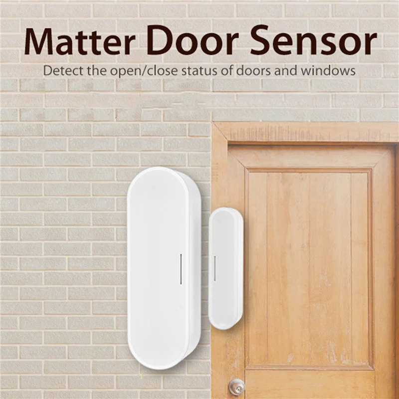 

A37T-2X Tuya Matter Thread Датчик двери, окна, питание от USB, беспроводной детектор для умного дома, работает с Homekit Alexa Google Home