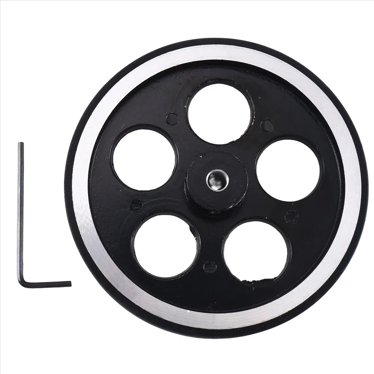 A13M 300Mmx6Mm Industrial Aluminum Rubber Measuring Encoder Meter Wheel for Industrial Encoder