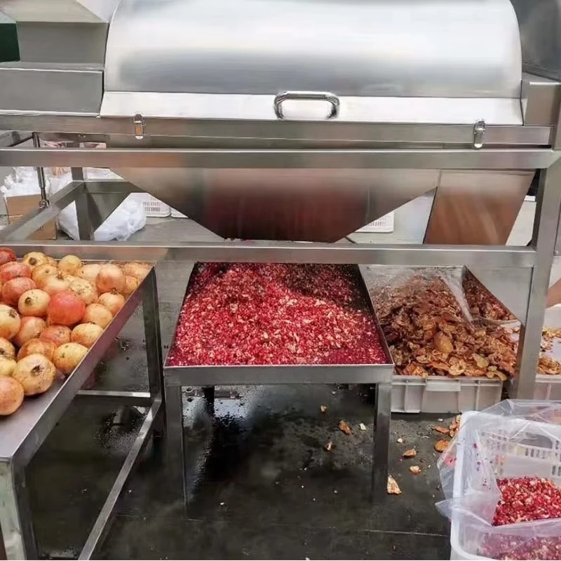 Pomegranate peeling pomegranate processing machine separates seeds with a capacity of 1t/h