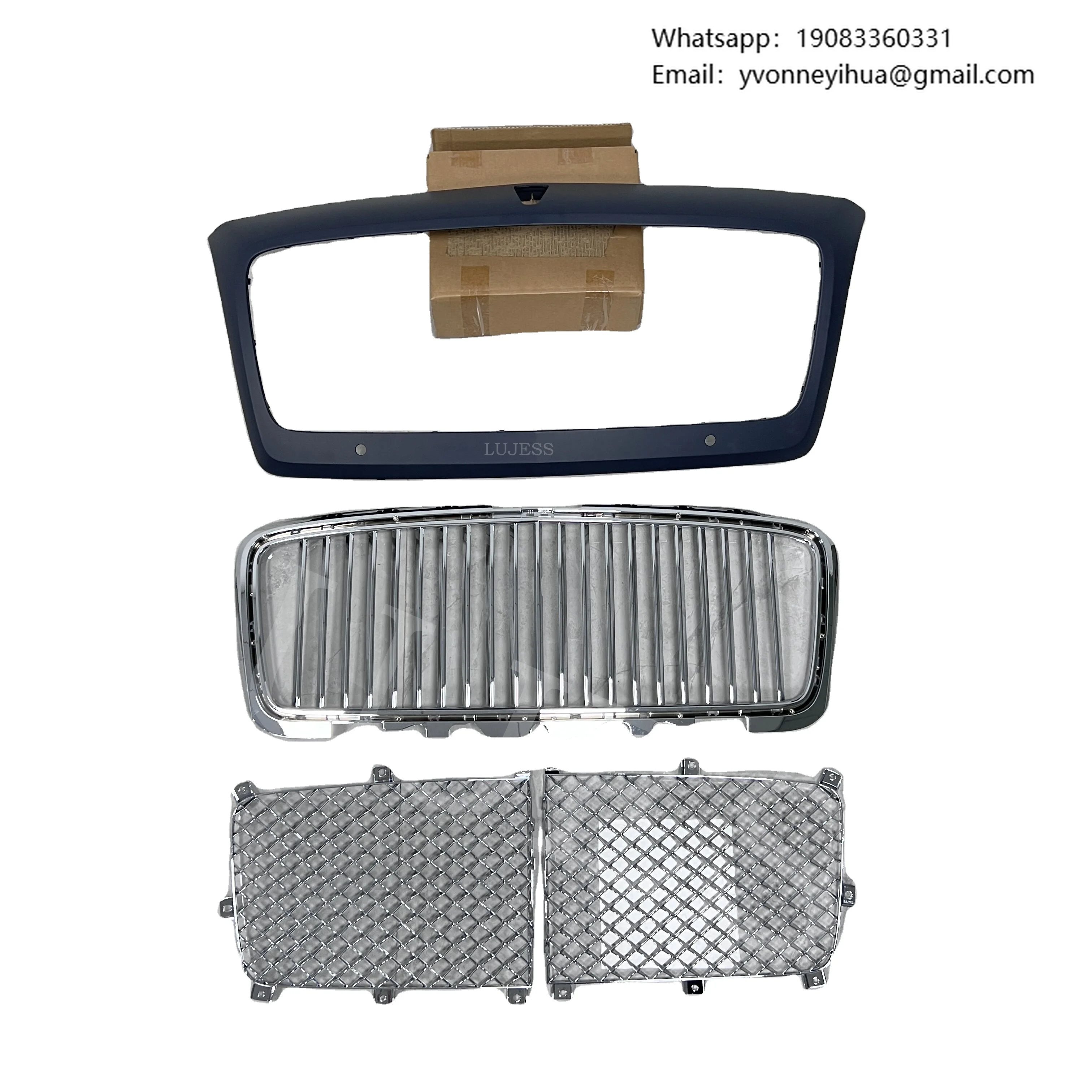 

Brand New Car Part 2021 For Bentley Flying Spur Upgrade Body Kit OEM 3SE853653 Car Radiator Grille Grills Mesh Main Grill Nets