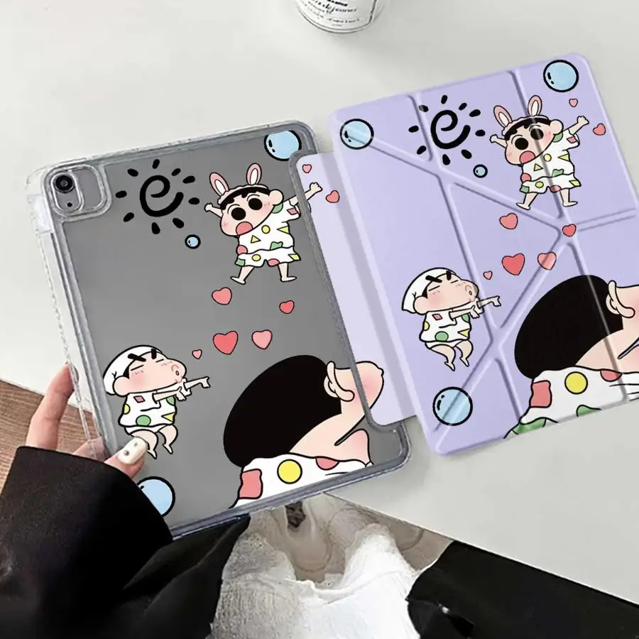 

Y-Fold Holder Cover Tablet Case For iPad Mini 6 7 Pro 11th 10th 9th 8th 7th 12.9inch Pro 2025 Air 4 5 M3 M2 1 2 M4 11inch Crayon