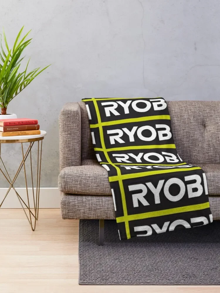 Ryobi Throw Blanket anime Plaid on the sofa Blankets