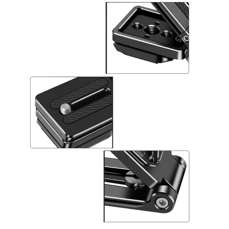 Soporte en L Aluminio con Resistencia Abrasiones Placa Cámara