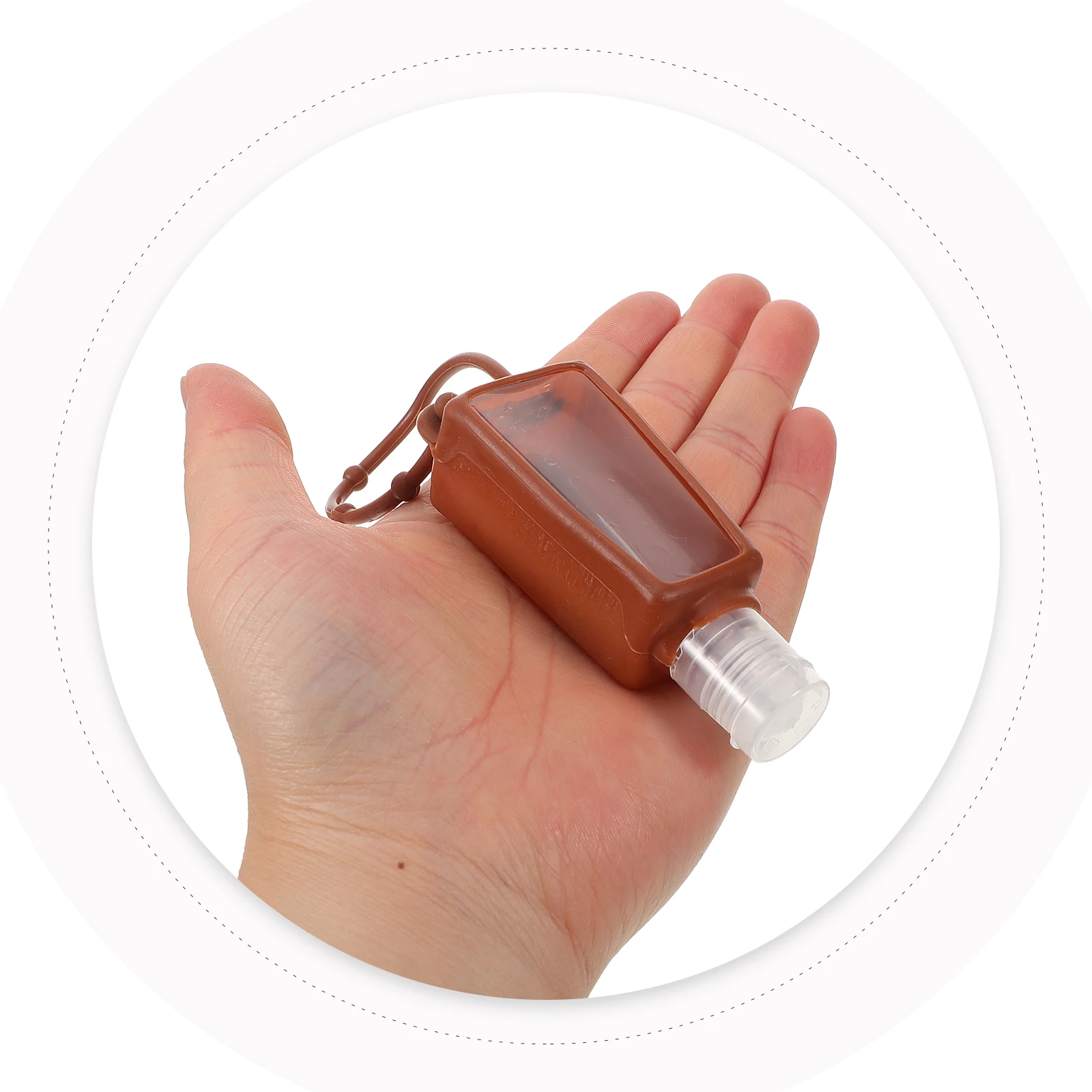 

10pcs Silicone Bottle Holder For 10-20Mm Bottles Portable Travel Container Case Hand Organizer Skincare Tool Accessory