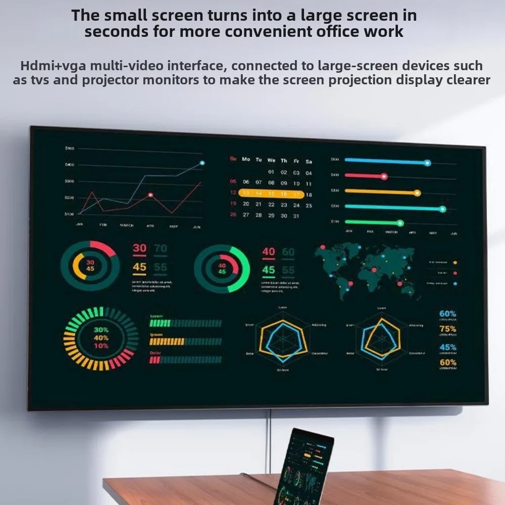 USB Extension Typec Splitter 4HDMI Compatible SD TF Card Reader USB 3.02.0 HUB Type C Charging Base for MacBook iPad