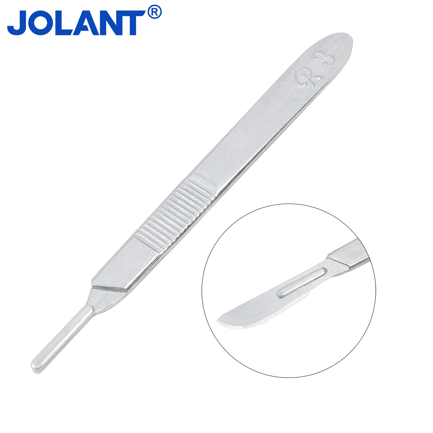 

JOLANT 1PC Dental 3# Surgery Scalpel Handle 12cm Stainless Steel fit for #10 #11 #12 #15 Blades