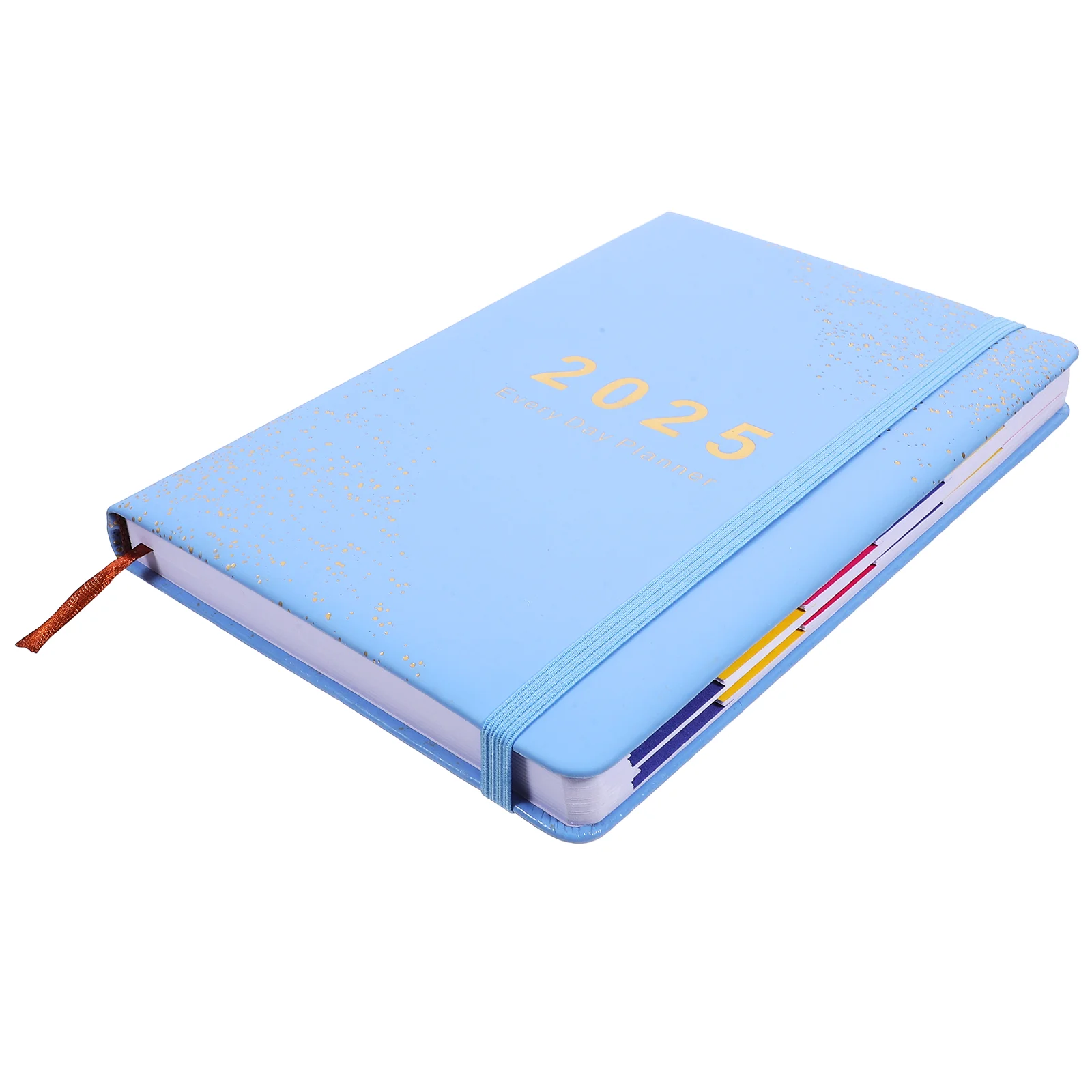 2025 Schedule Notepad Daily Planner Journal Notebook Diary Agenda Multifunction Student 365-Day Daily Planner English Notebook