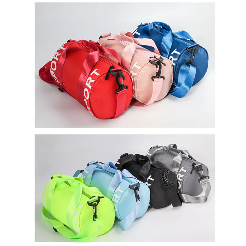 Sports Bags Travel Children\'s Fitness Luggage Small Nylon Training Workout Packing Weekend Shoulder Bolsas For Kids Gym Handbag