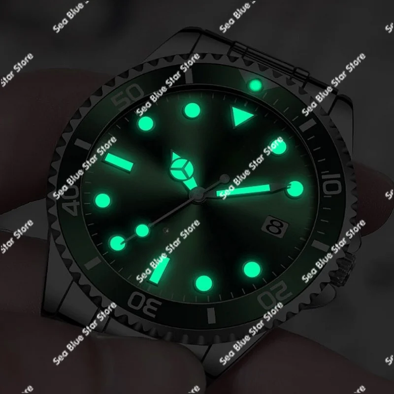 New waterproof watch (buy one get one free) calendar steel belt luminous quartz watch men's cross-border hot-selling watch